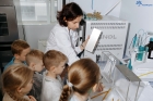 Children visited the NovaMedica Innotech pharmaceutical manufacturing facility